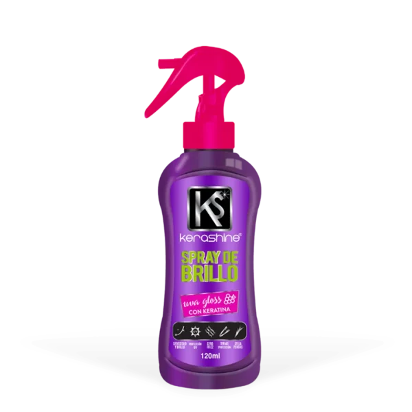Kerashine Spary de brillo Uva Gloss con keratina