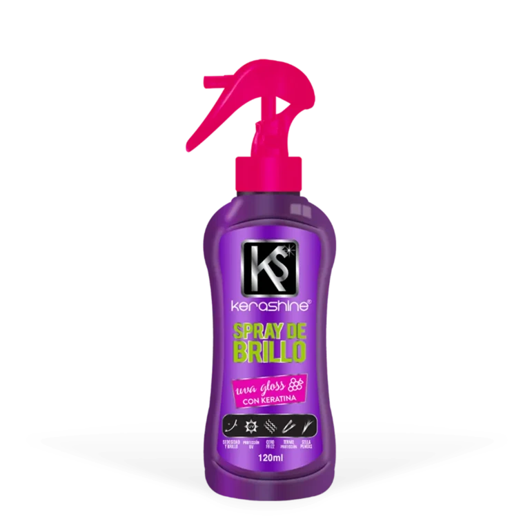 Kerashine Spary de brillo Uva Gloss con keratina