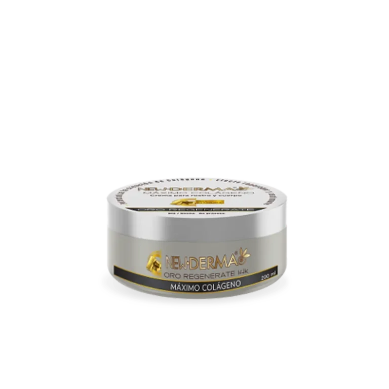 New Derma Crema para el Rostro - Oro regenerate Piel Madura